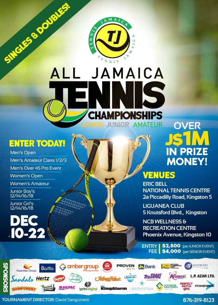 Events for July 2024 Tennis Jamaica